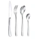 QT04340 Hot Sale Gold and Silver Dinnerware Stainless Steel Cutlery Set Wedding Decoration